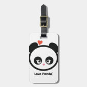 Love Panda® Bagagelabel (Voorkant verticaal)