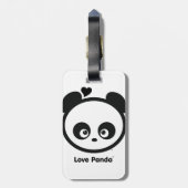 Love Panda® Bagagelabel (Achterkant verticaal)