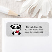 Love Panda Beer Return Address Labels (Insitu)