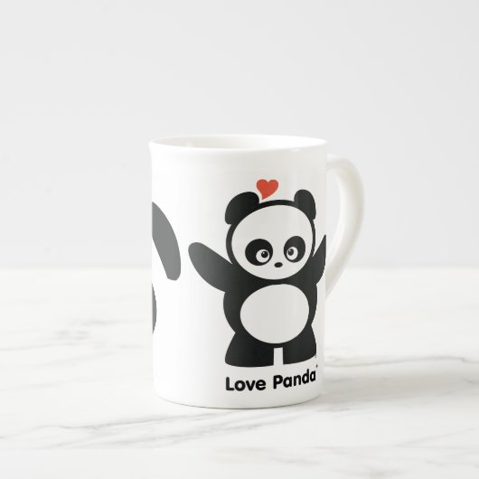 Love Panda® Bone China Mok (Voorkant rechts)