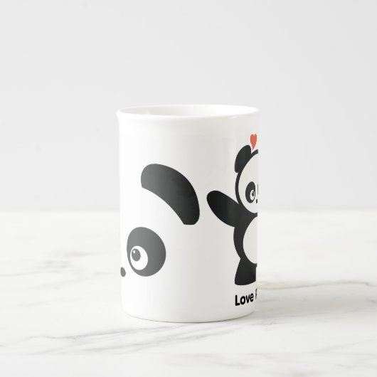 Love Panda® Bone China Mok (Voorkant)