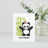 Love Panda® Briefkaart (Staand voorkant)