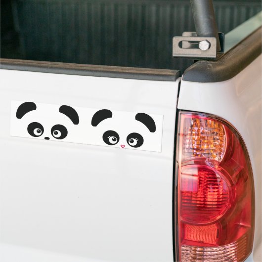 Love Panda® Bumpersticker (Op Truck)