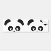 Love Panda® Bumpersticker (Voorkant)