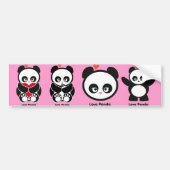Love Panda® Bumpersticker (Voorkant)