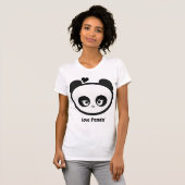 Love Panda® Casual Scoop Dames Apparel T-shirt (Voorkant volledig)