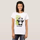 Love Panda® Dames Long Slapes T-shirt (Voorkant volledig)