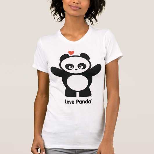 Love Panda® Destroyed Dames Apparel T-shirt (Voorkant)