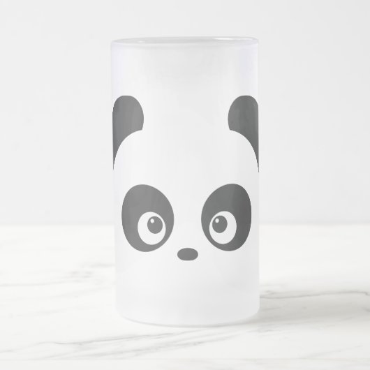 Love Panda® Frosted Glass Mok (Center)