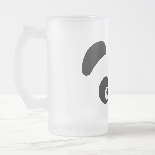Love Panda® Frosted Glass Mok (Links)