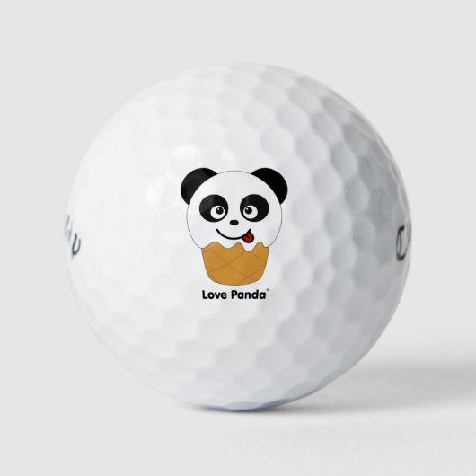 Love Panda® Golfballen (Voorkant)