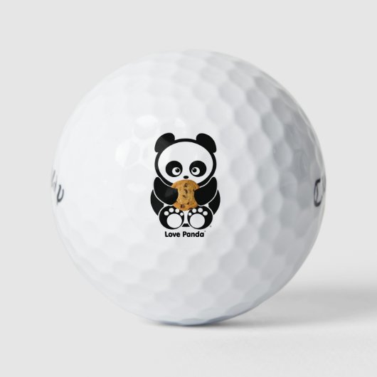 Love Panda® Golfballen (Voorkant)