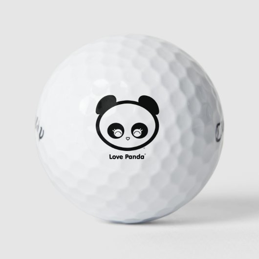 Love Panda® Golfballen (Voorkant)