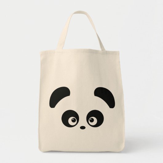 Love Panda® Grocery Canvas tas (Voorkant)