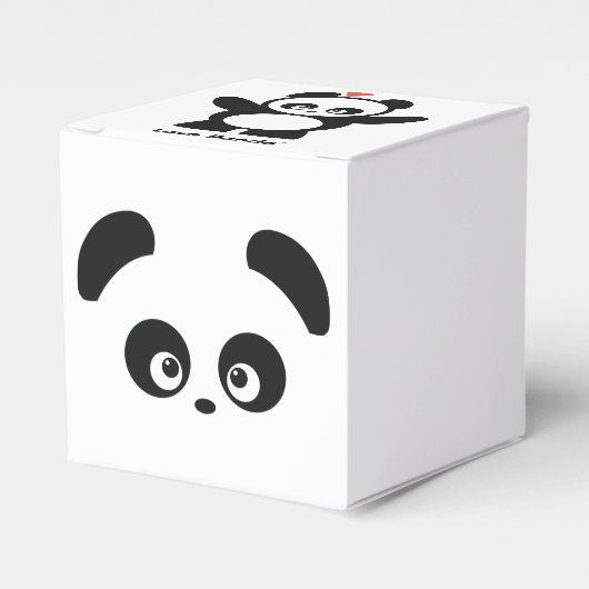 Love Panda® gunstboxen Bedankdoosjes (Voorkant Zijde)