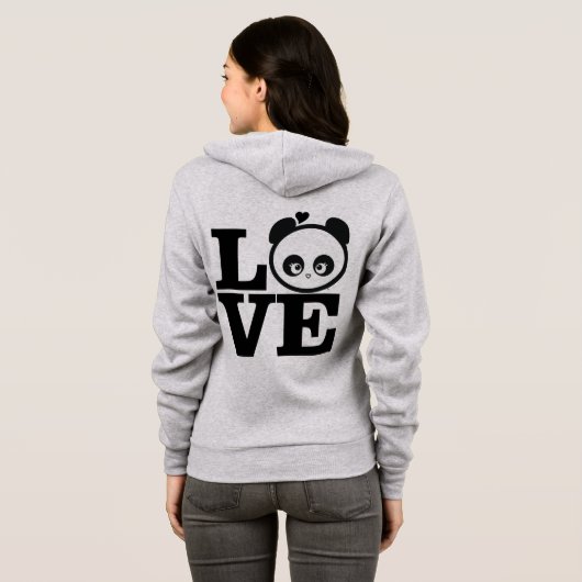 Love Panda® Hoodie (Achterkant volledig)