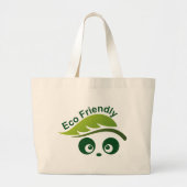 Love Panda® Jumbo Canvas tas (Voorkant)