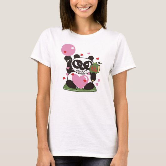 Love Panda Lucky God T-shirt (Voorkant)