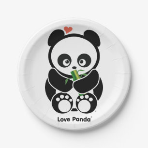 Love Panda® Papieren Bordje