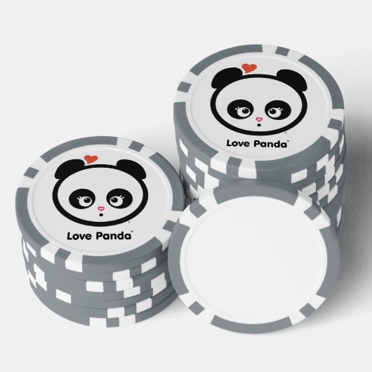 Love Panda® Pokerchips (Opstapeling)