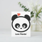 Love Panda® Post Card Briefkaart (Staand voorkant)