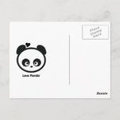 Love Panda® Post Card Briefkaart (Achterkant)