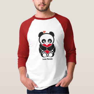 Love Panda® Raglan Mannen Apparel T-shirt