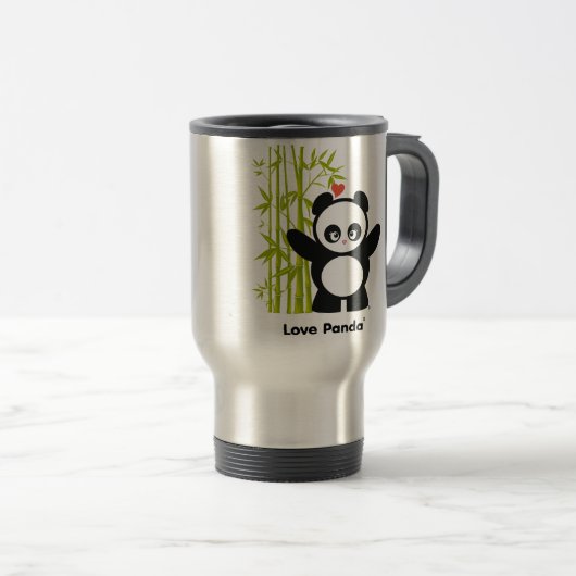 Love Panda® Reisbeker (Voorkant rechts)