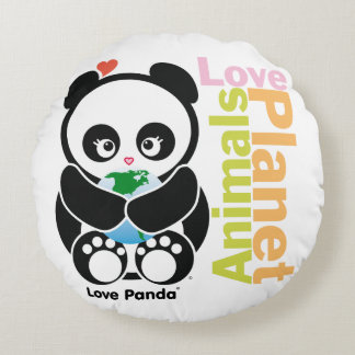 Love Panda® Rond Kussen