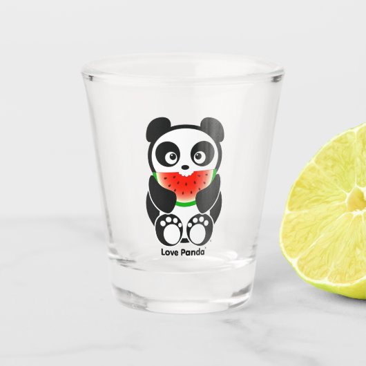 Love Panda® Shot Glass Glas (Voorkant)