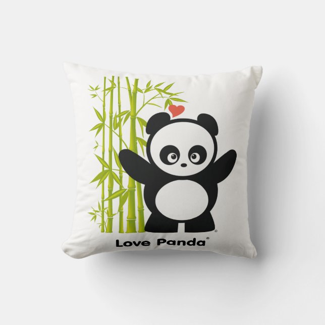 Love Panda® Sierkussennen Kussen (Voorkant)