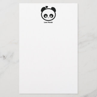 Love Panda® Stationery Briefpapier