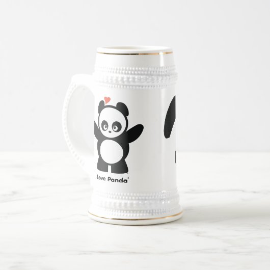 Love Panda® Stein Bierpul (Voorkant links)