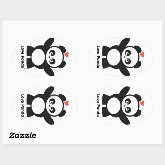 Love Panda® Sticker (Vel)