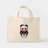 Love Panda® Tiny Canvas tas (Voorkant)
