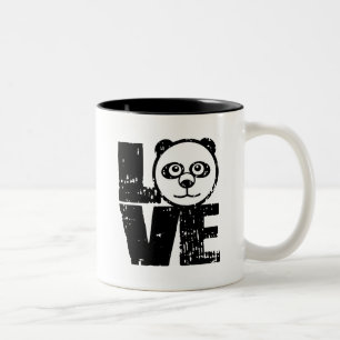 Love Panda Tweekleurige Koffiemok