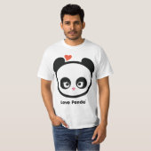 Love Panda® Value Mannen Aprel T-shirt (Voorkant volledig)