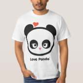 Love Panda® Value Mannen Aprel T-shirt (Voorkant)