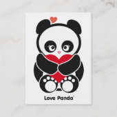 Love Panda® Visitekaartje (Achterkant)