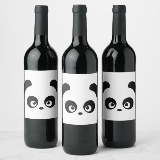 Love Panda® Wijn Etiket (Flessen)