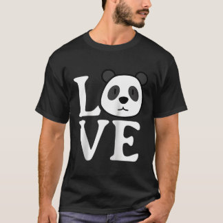 Love Pandas Panda Beer Panda Honkbal T-shirt