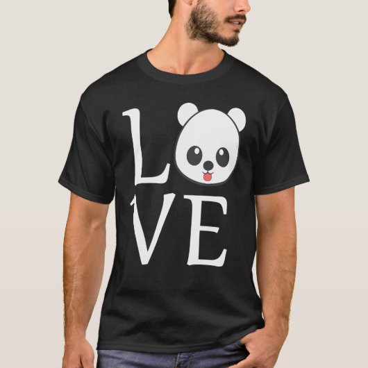 Love Pandas T-shirt (Voorkant)