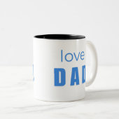 Love Papa Baby Jongen mok (Voorkant rechts)