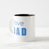 Love Papa Baby Jongen mok (Voorkant links)