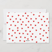 Love Papel Picado Red Valentijnsdag Foto Feestdagenkaart (Achterkant)