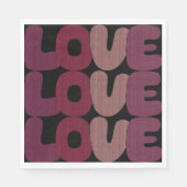 Love Paper Napkin Servet (Voorkant)