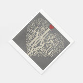 Love Paper Napkin Servet (Hoek)
