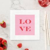 "Love" Papieren servetten (Insitu)