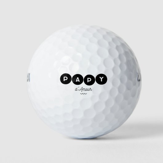 Love Papy Golfballen (Voorkant)
