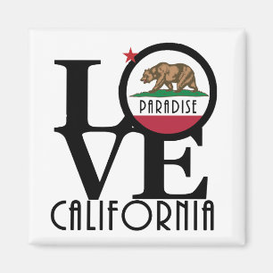 LOVE Paradise California Magneet
